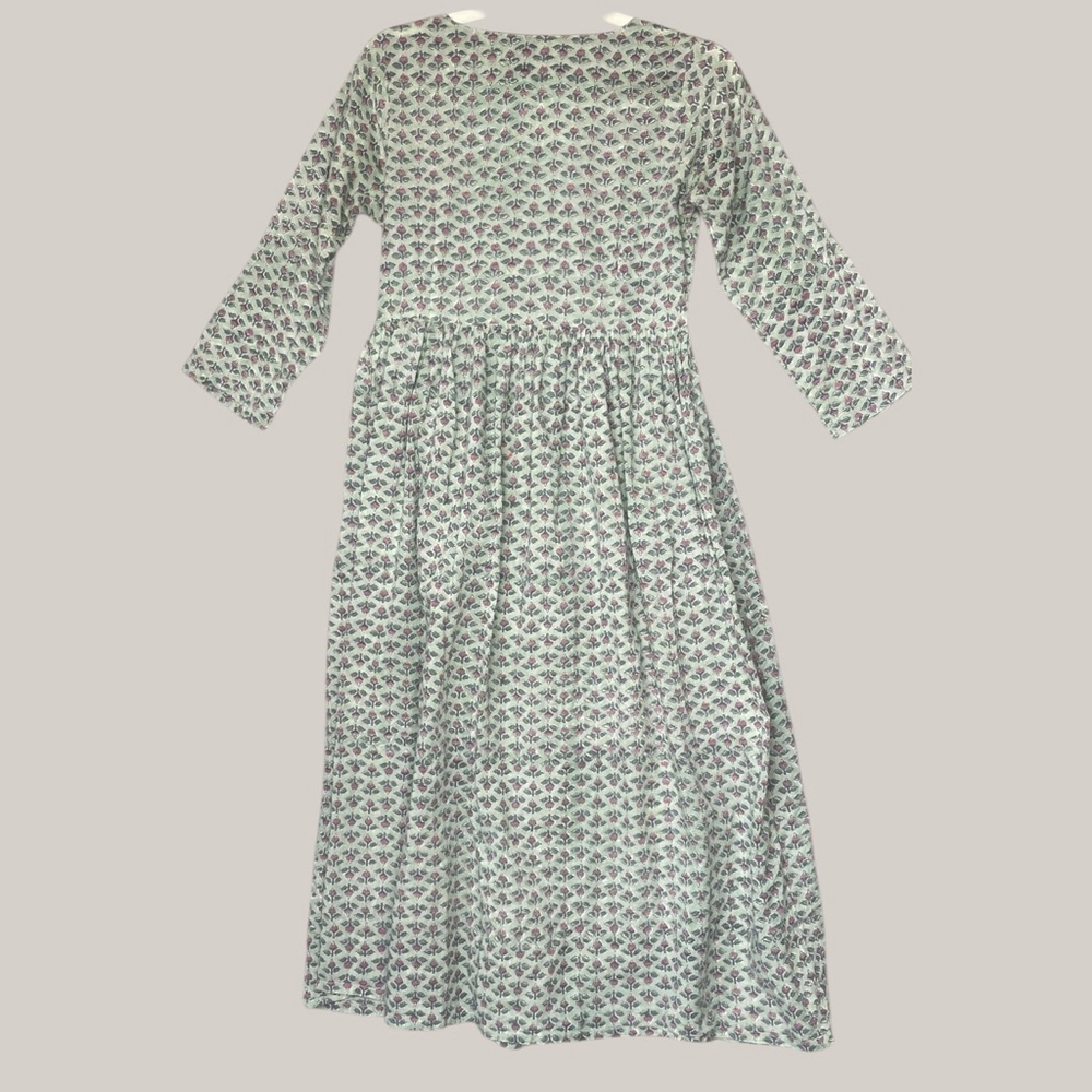 OBACH Floral Cotton Midi Dress XS - Picture 3 of 9